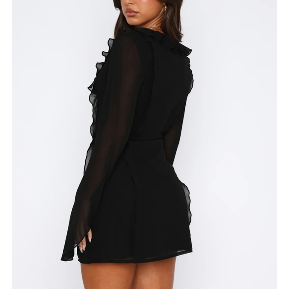 White Fox Boutique Long Sleeve Dress - Picture 3 of 5